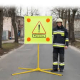 Znak rozstawny ostrzegawczy „WYPADEK”